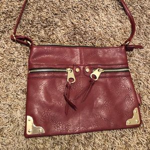 Burgundy Crossbody Bag